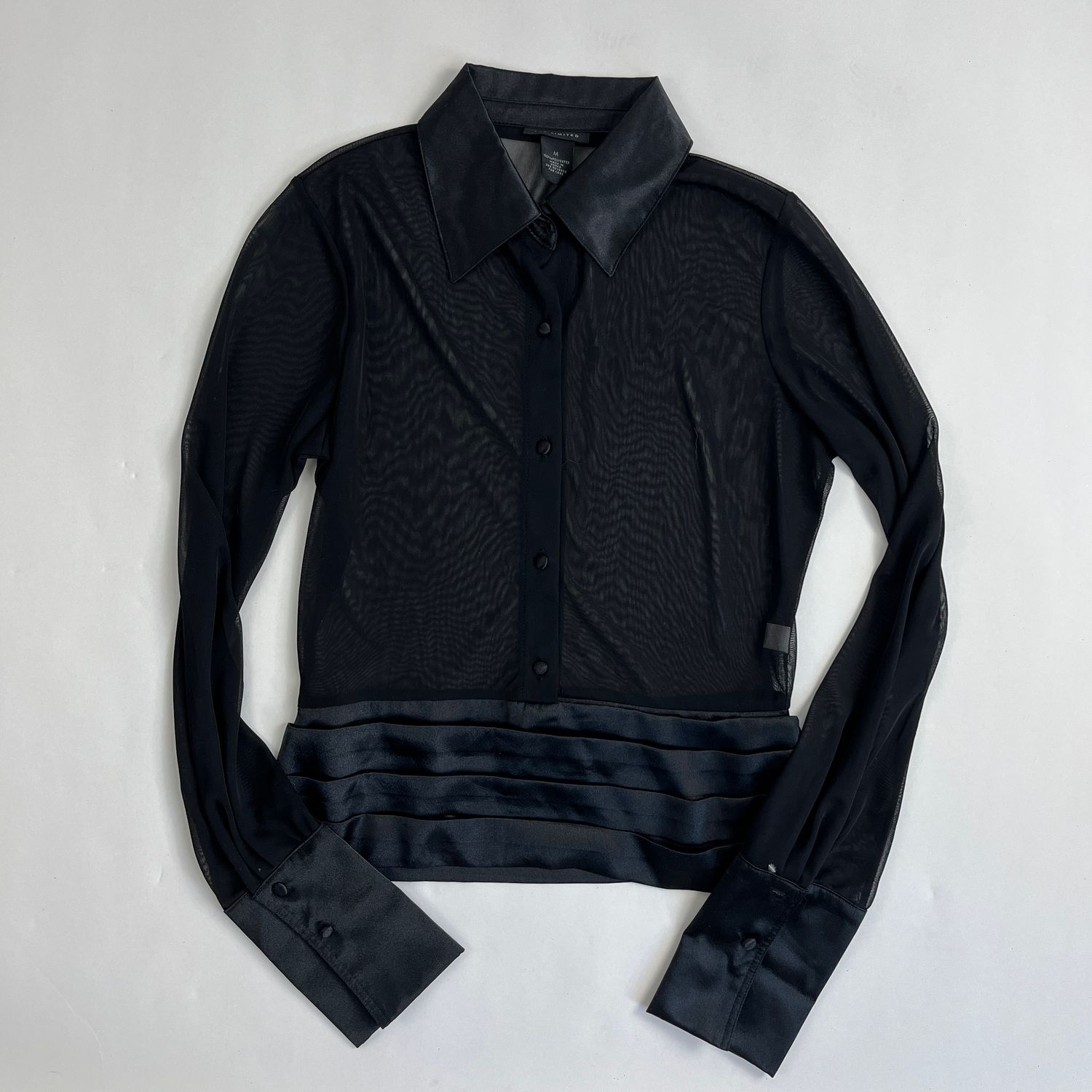 Sheer Black Blouse