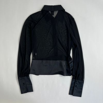 Sheer Black Blouse