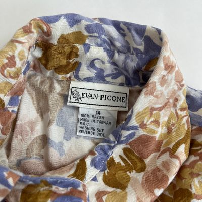 Evan Flower Button Down