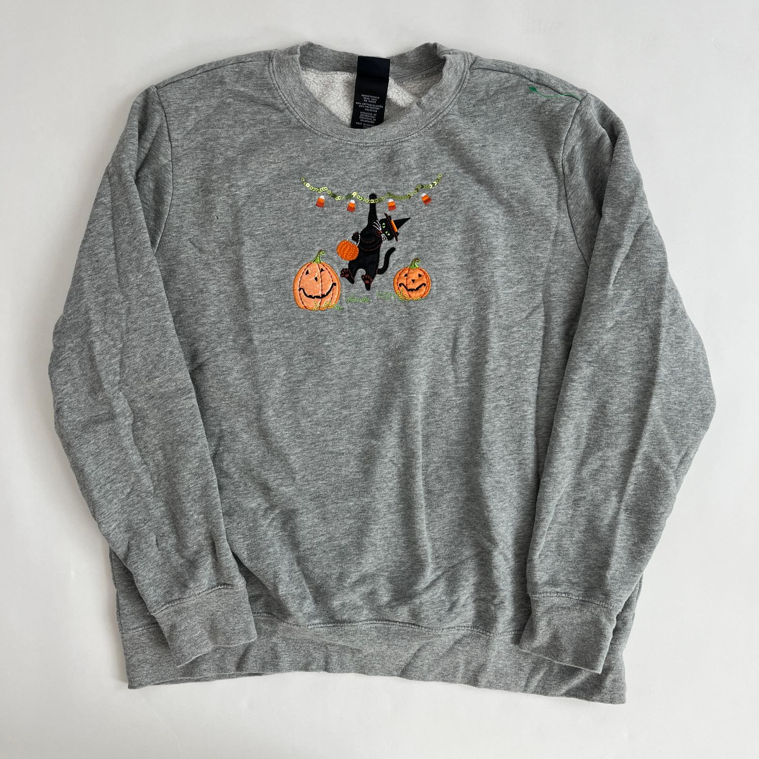 Pumpkin Black Cat Crew