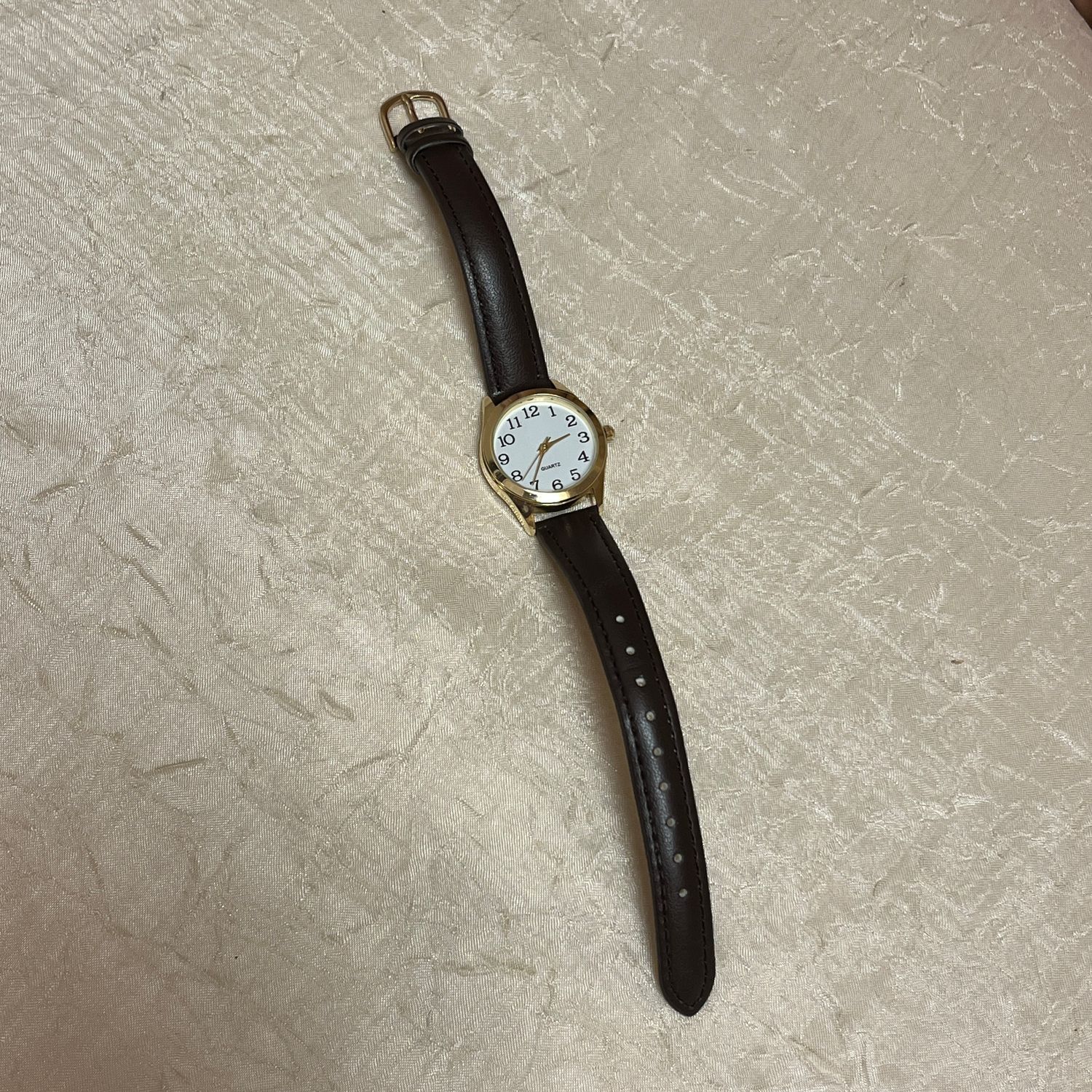Earth Brown Leather Watch