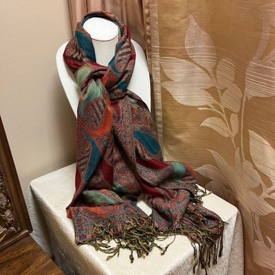 Multicolor Paisley Scarf