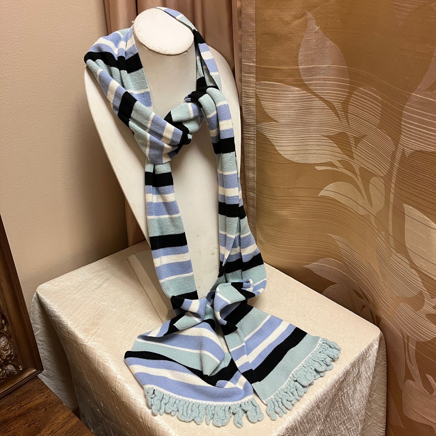 Ann Taylor Striped Scarf