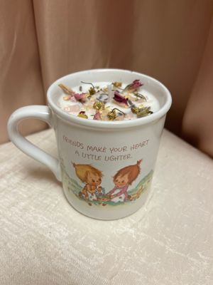 Rainbow Mug Candle