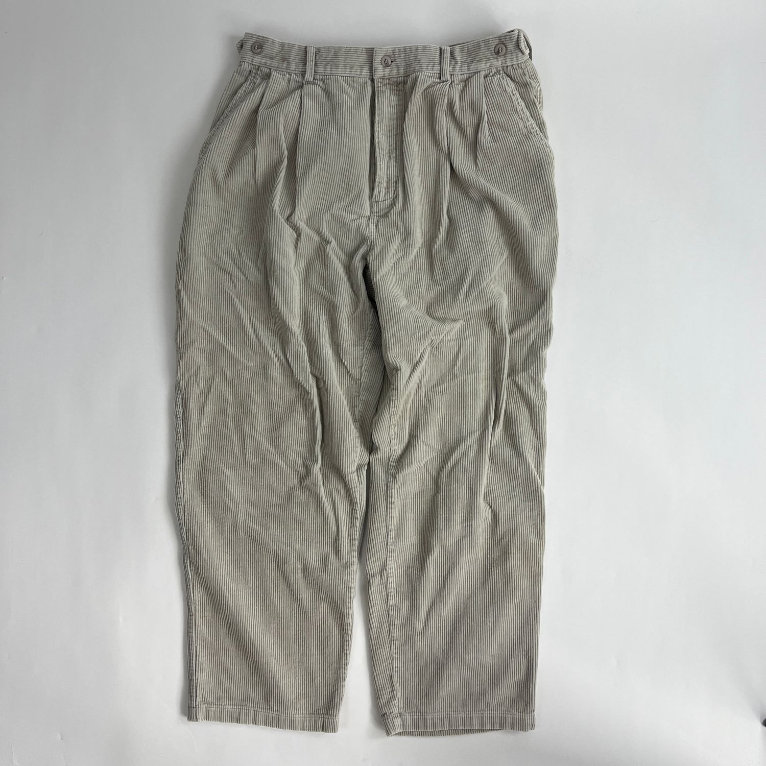Cream Corduroy Pants