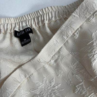 Cream Flower Skirt