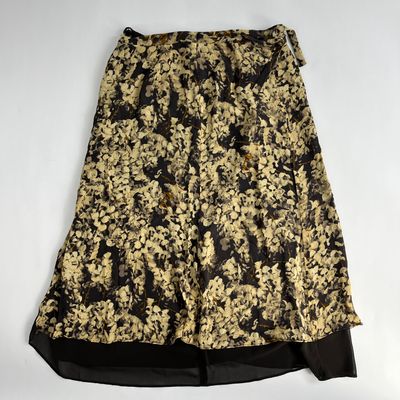 Brown Wrap Skirt