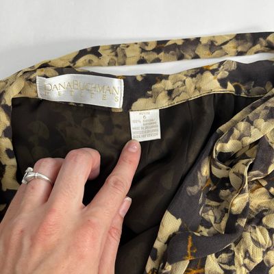 Brown Wrap Skirt