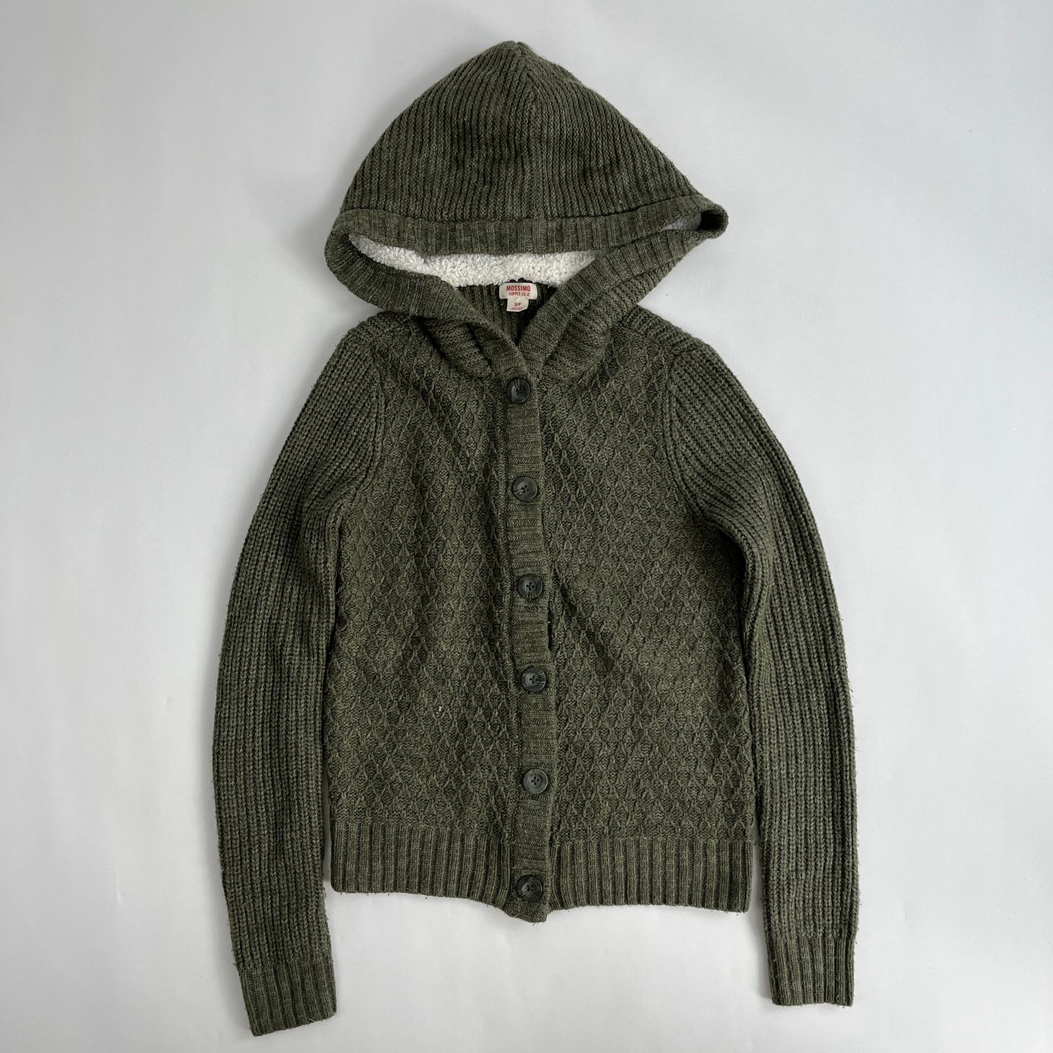 Green Hooded Button Down