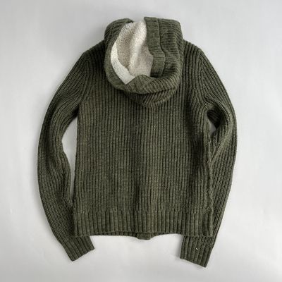 Green Hooded Button Down