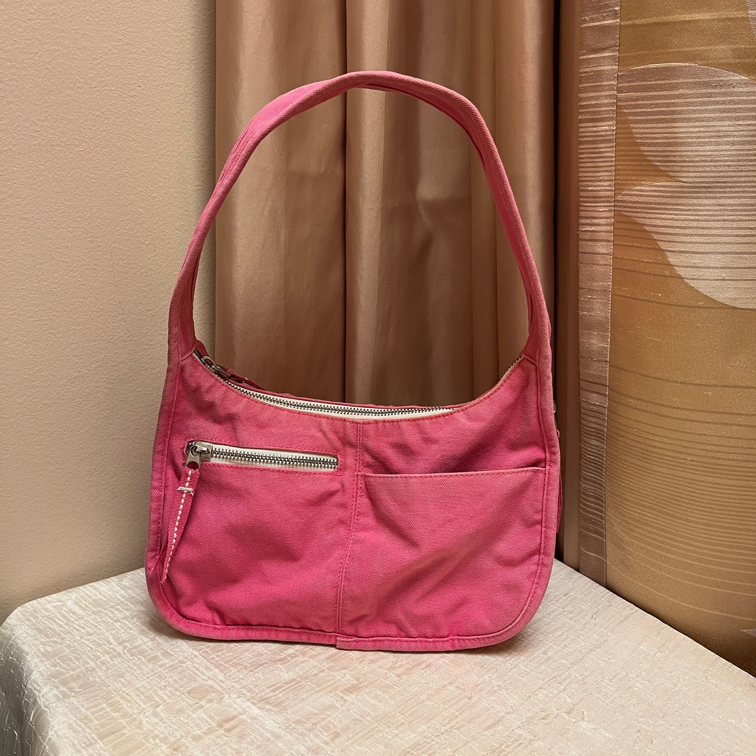 Pink Zipper Purse