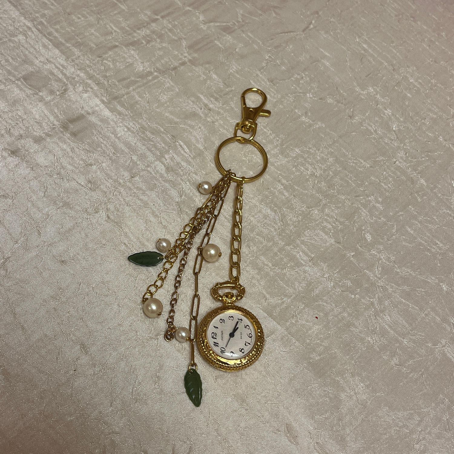 Leaf Watch Keychain