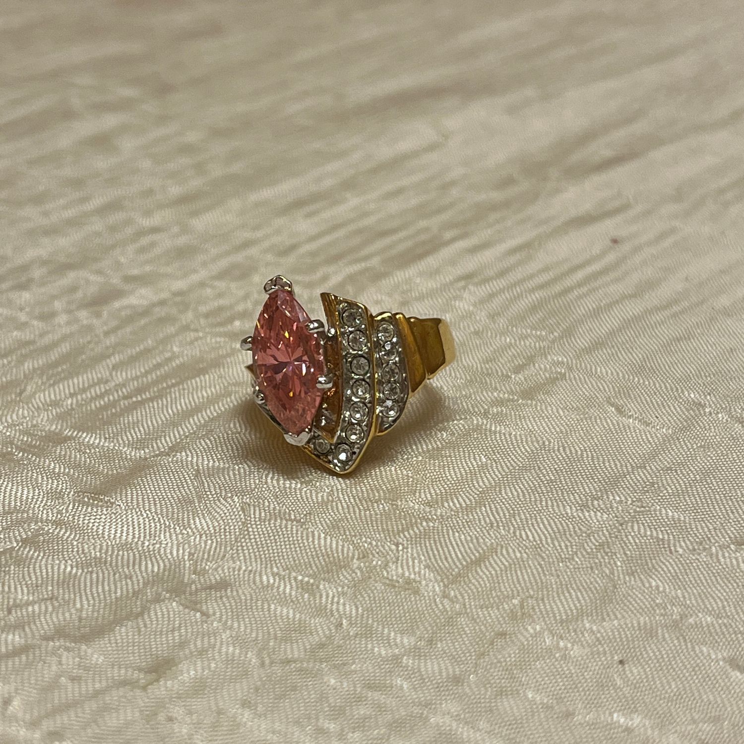 Pink &amp; Gold Ring