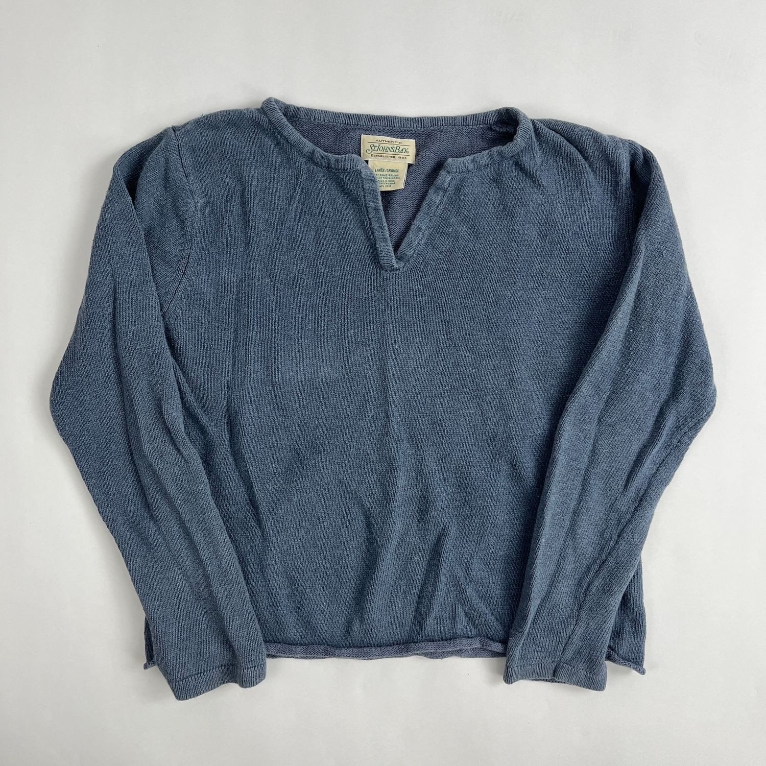 Blue grey sweater