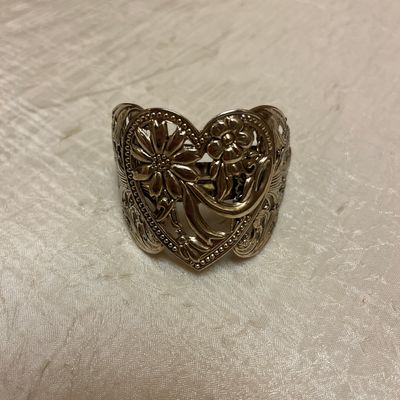 Floral Heart Hair Clip