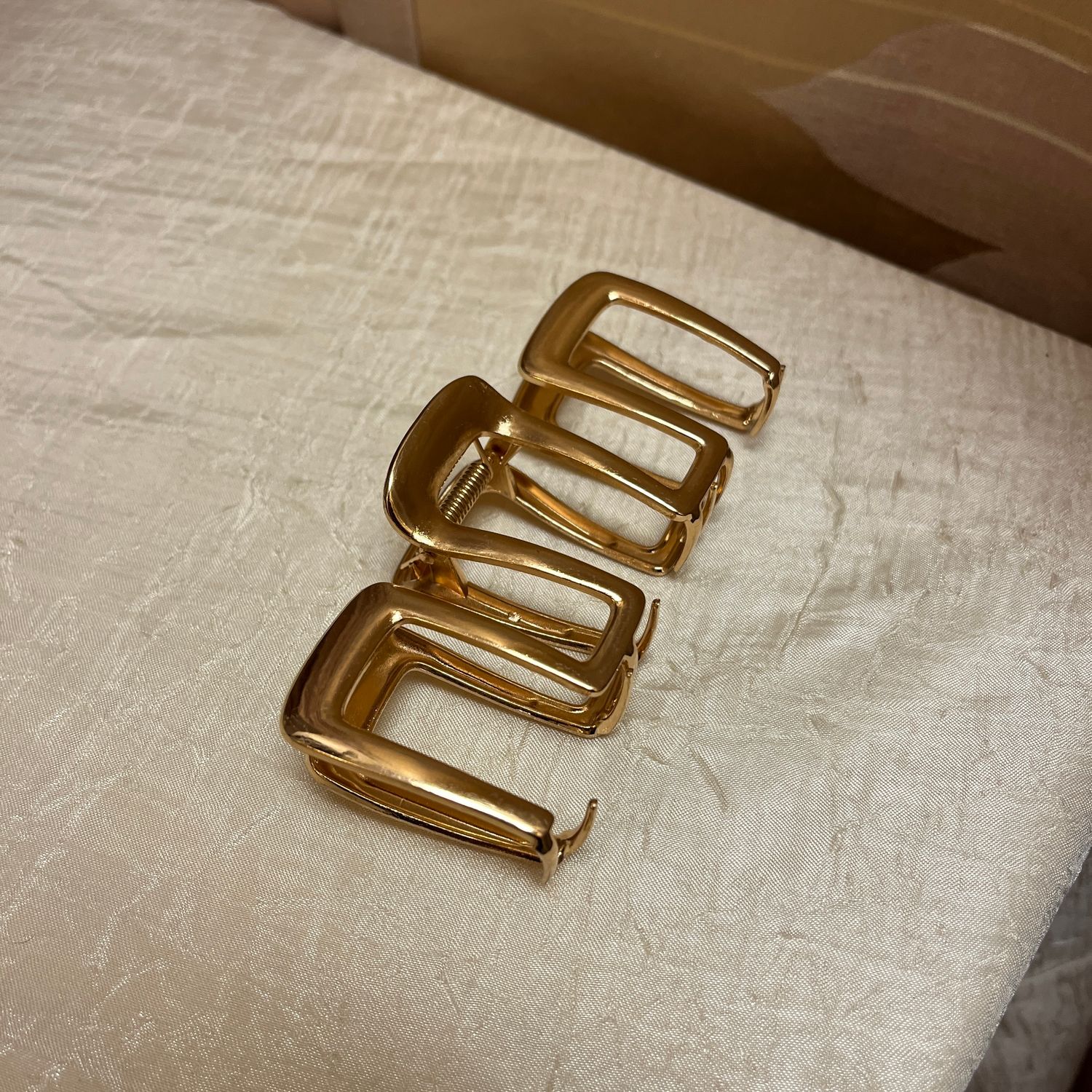 Gold Wiggle Hair Clip