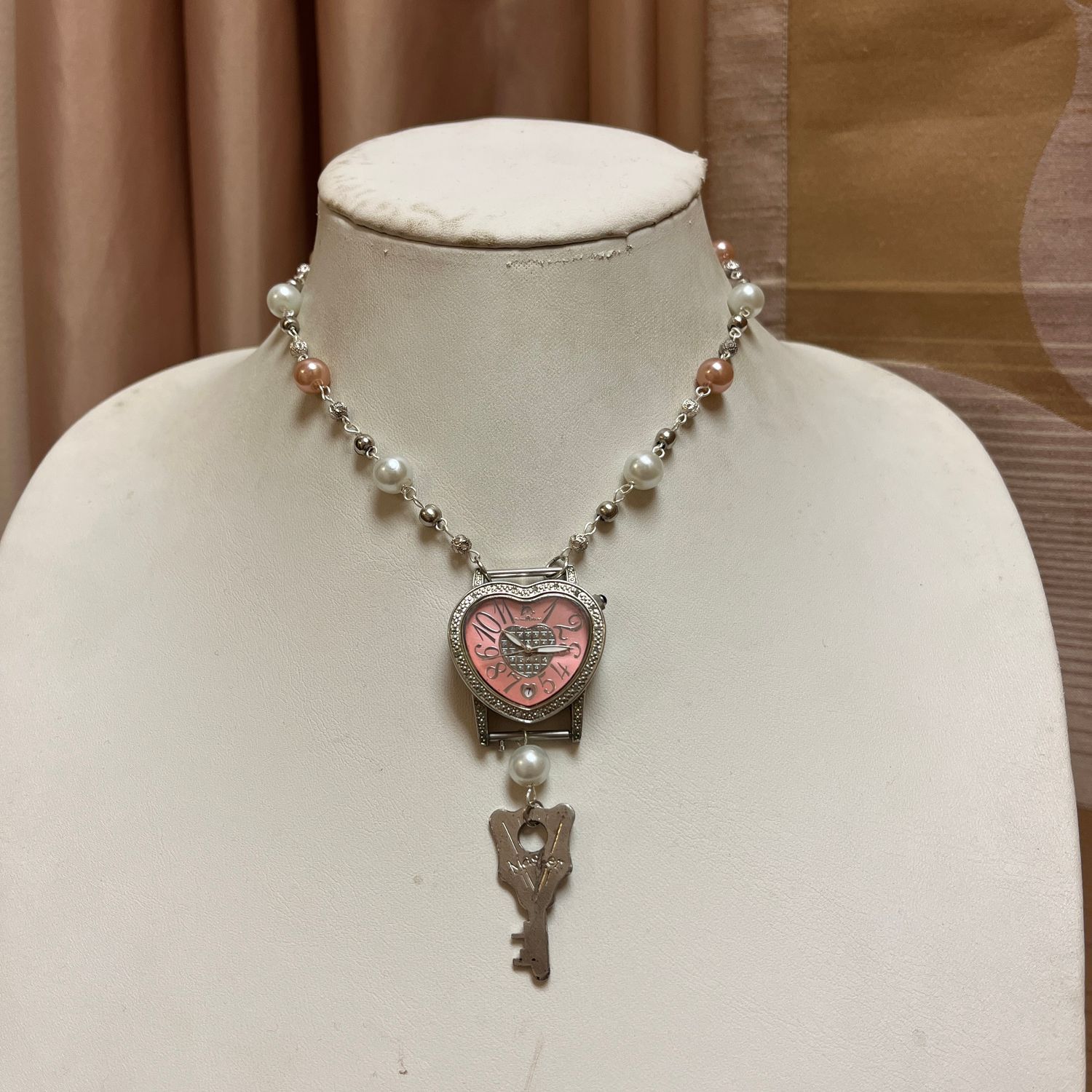 Heart Watchface Necklace