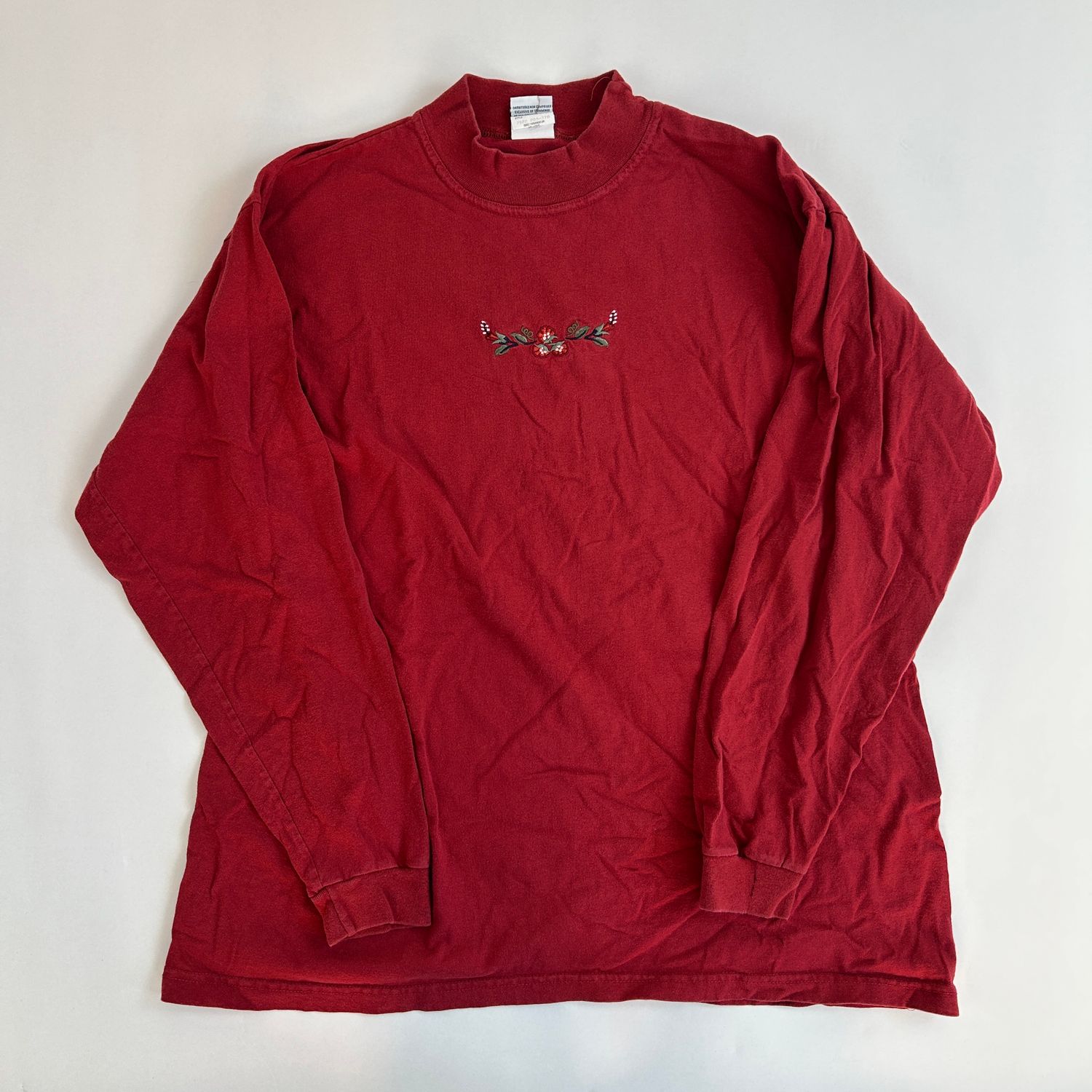 rose mockneck