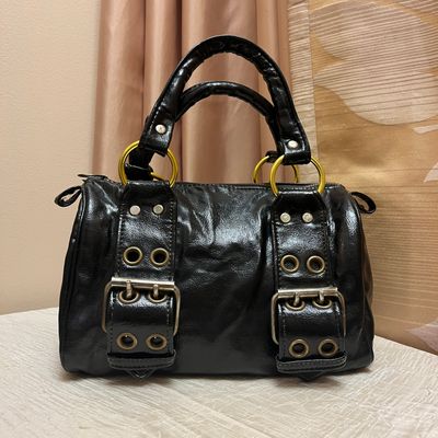 Black Barrel Handbag