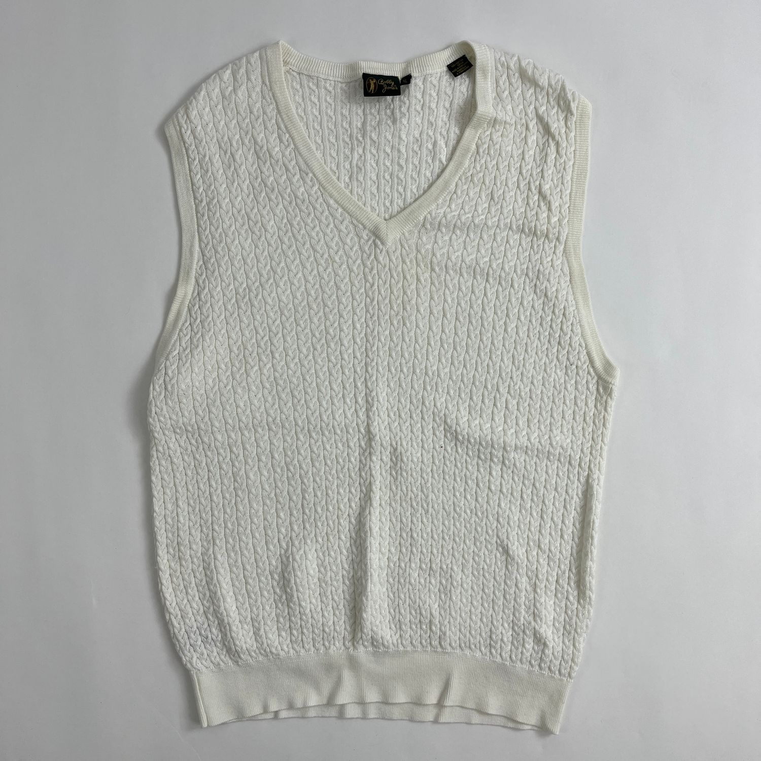 White Golf Sweater Vest