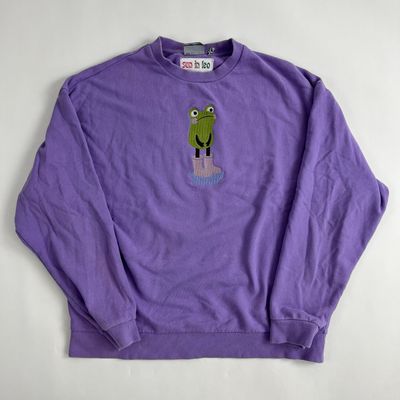 Rainy Frog Embroidery