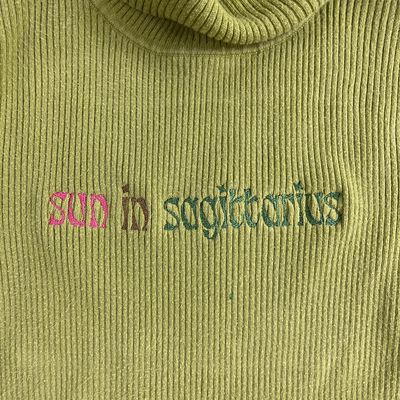 Sun in Sagittarius Embroidery