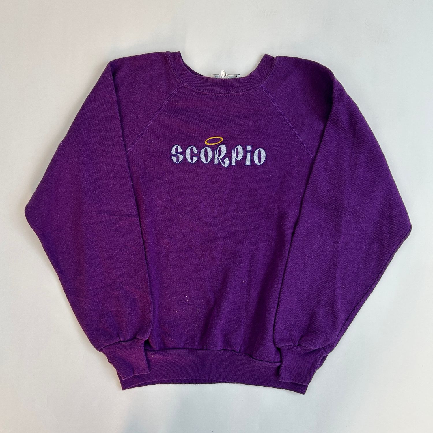 Scorpio Bratz Embroidery, Style: Purple Sweatshirt