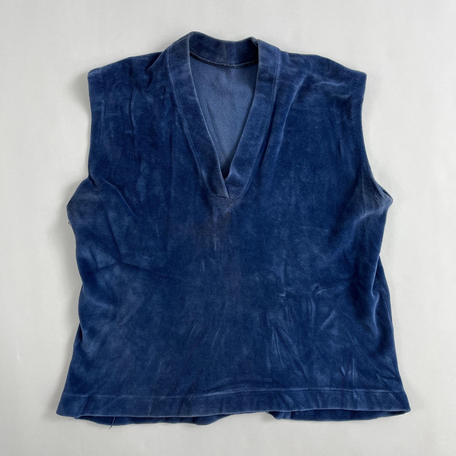 Blue Velvet Vest