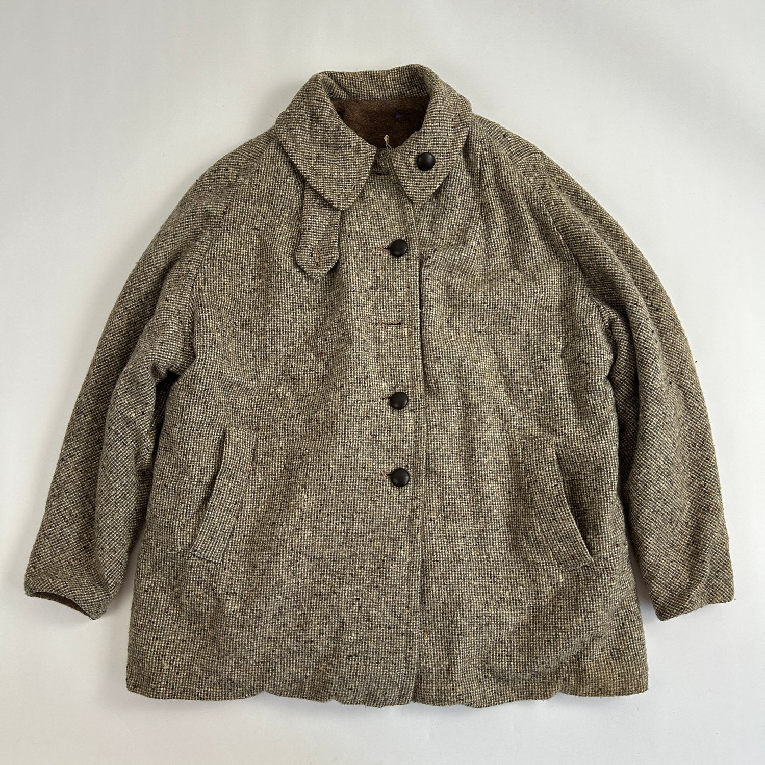 Reversible Tan Wool Coat