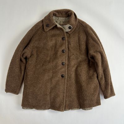 Reversible Tan Wool Coat