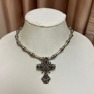 Silver Cross Necklace