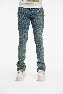 Vintage-Blue-Laser-Star s-Denim