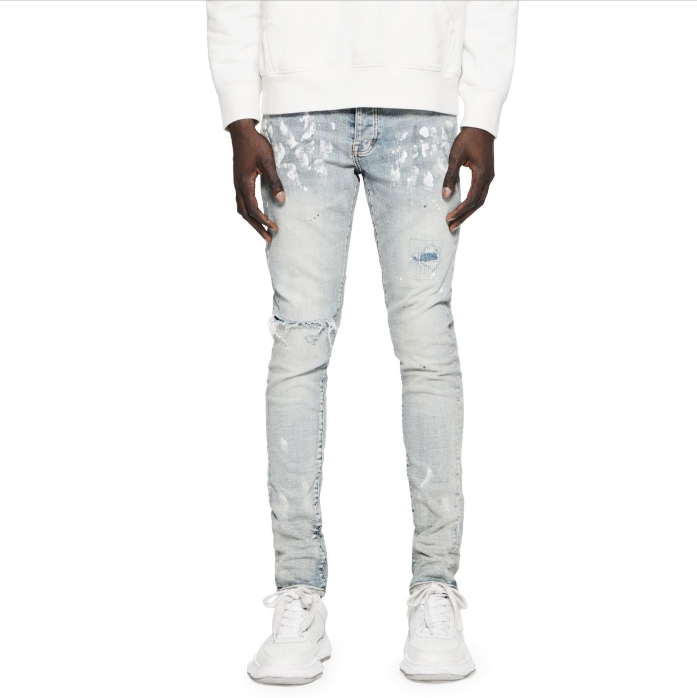 LIGHT INDIGO PAINT BLOWOUT