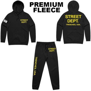 STREET DEPT - Jogger Set Black/Yellow
