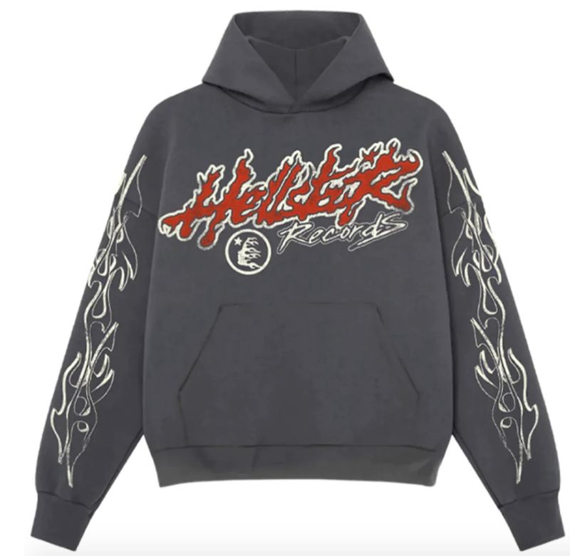 HELLSTAR HOODIE WASHED BLACK