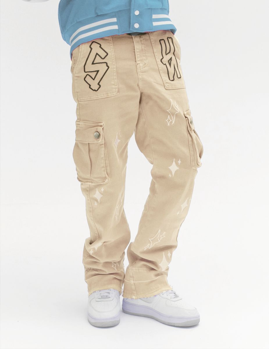 "DUNE" CARGO DENIM (IVORY)