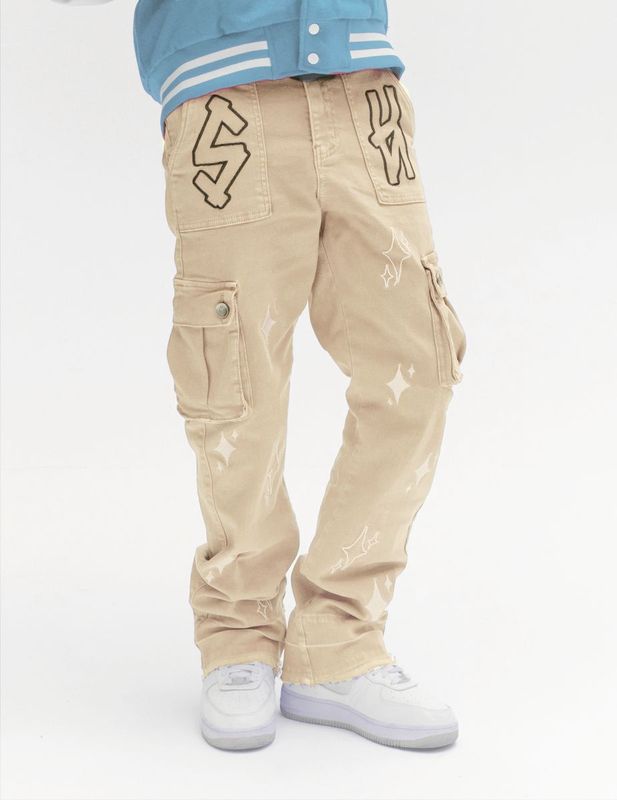 "DUNE" CARGO DENIM (IVORY)