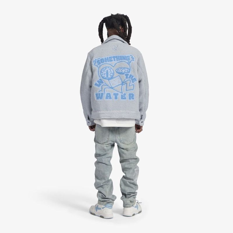 TOXINS PLUSH JACKET (BABY BLUE)