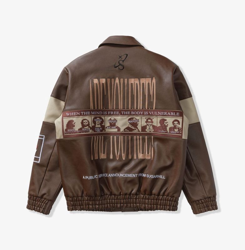LIBERATION LEATHER JACKET (BROWN/TAN)