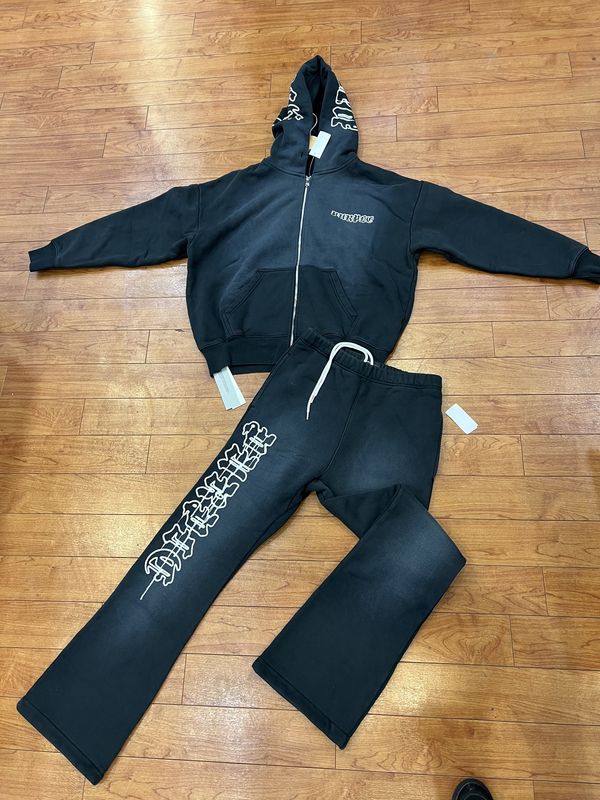 HWT FLEECE FLARED PANT (BLACK)