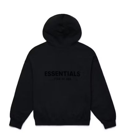 Fear of God Essentials Pullover Chest Logo Stretch Limo Hoodie