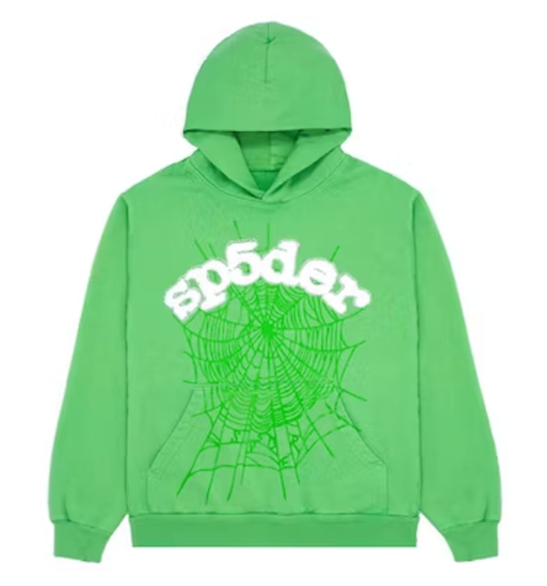 Sp5der Web Hoodie Slime Green