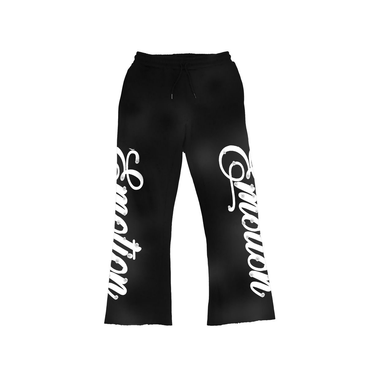 'Signature' Black Flare Pants