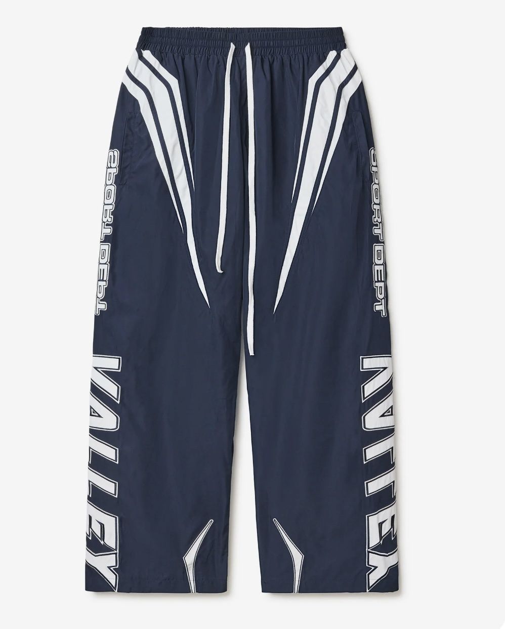 NAVY TUXEDO TRACK PANTS