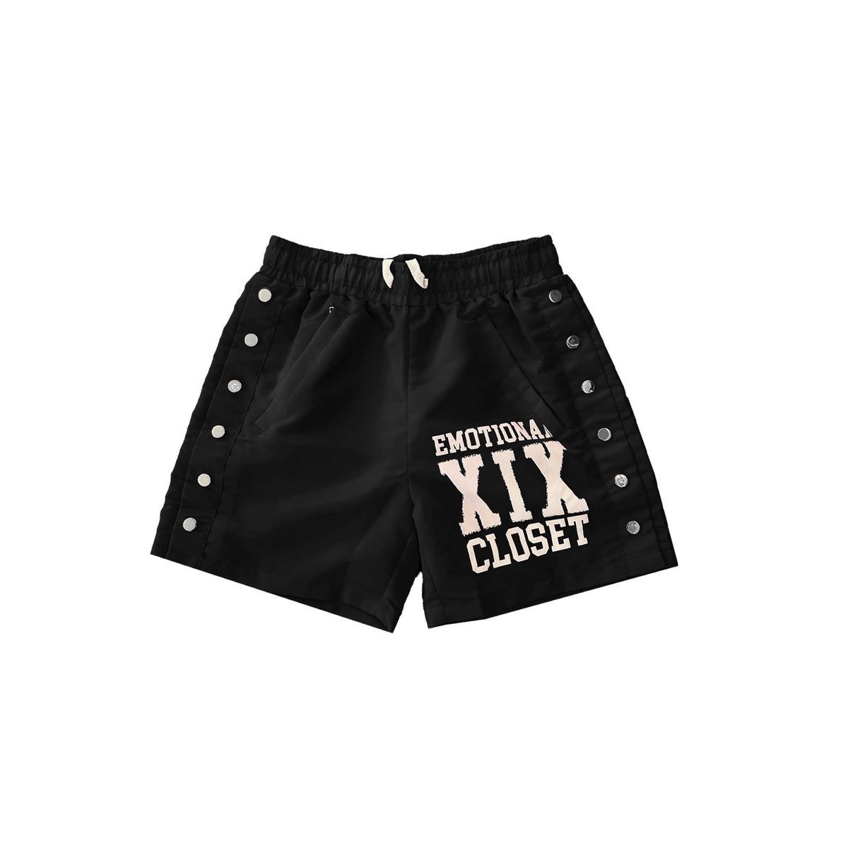 Black “Backyard” Nylon Shorts (Black-Backyard-Nylon-Shorts)