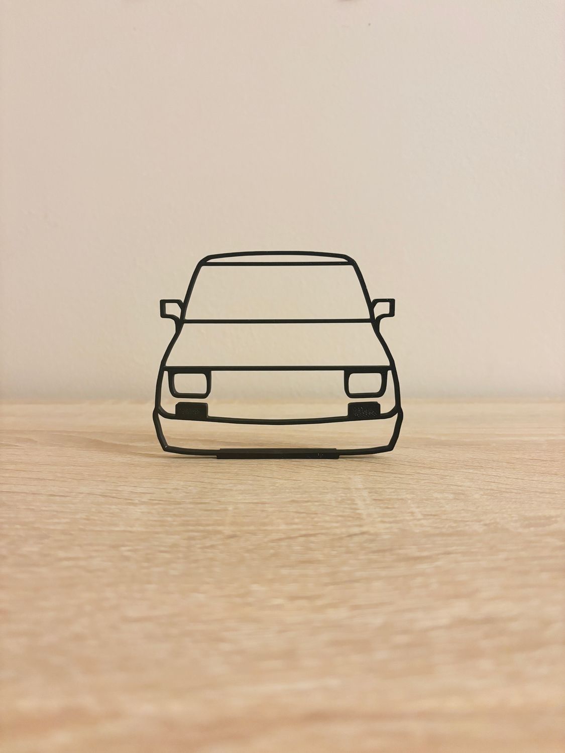 Statuetka, model Fiat 126p samochód klasyk