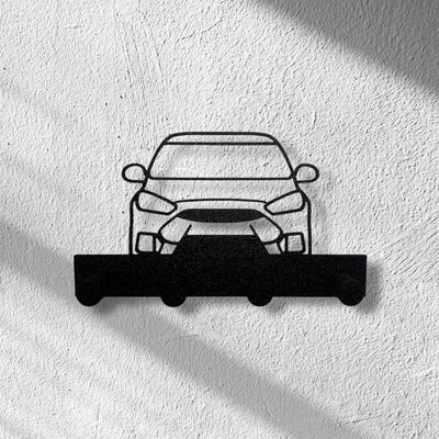Wieszak na klucze z modelem samochodu Ford Focus RS. Plastik trwały i lekki.