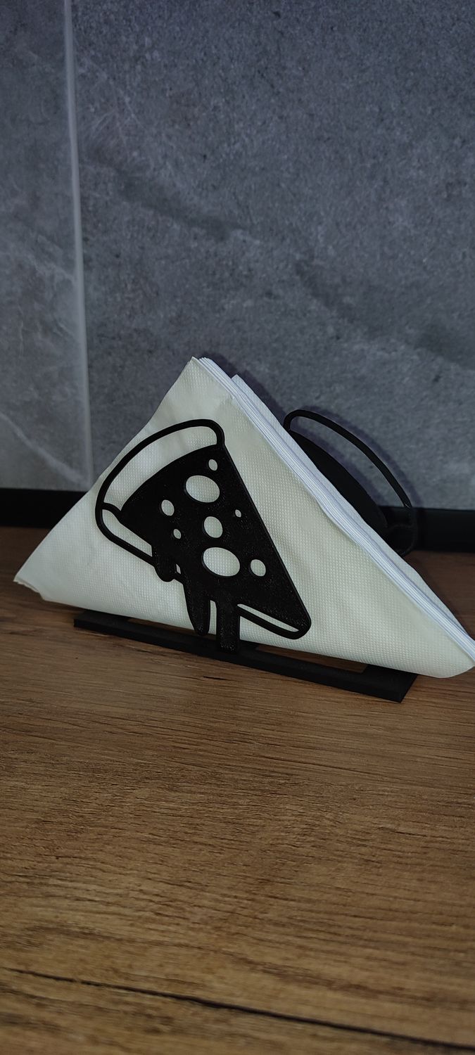 serwetnik, pizza, stojak na serwetki w kształcie pizzy, ozdoba do wnętrz