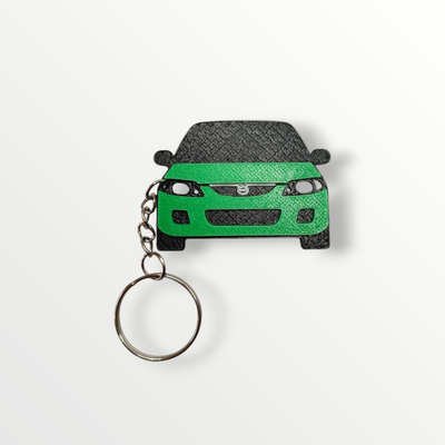 brelok mazda 323f samochód zawieszka do kluczy 3d 