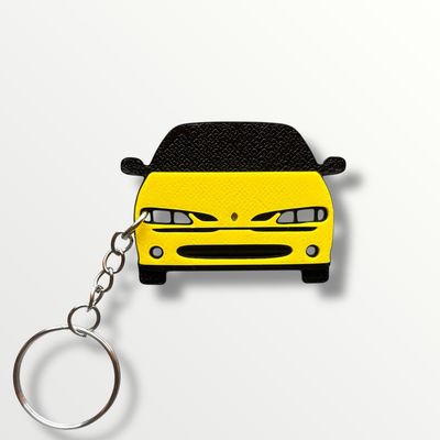 Brelok do kluczy Renault Megane 1 Coupe Żółte